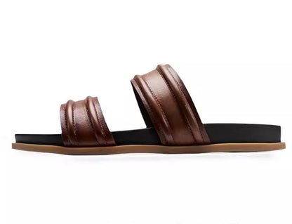 Importé - Sandale Homme Décontractées En Cuir Véritable