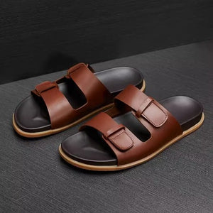 Importé - Sandale Tongs Homme Décontractées Tendance En Cuir
