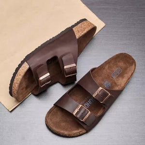 Importé - Sandale Tongs Homme Tendance En Cuir