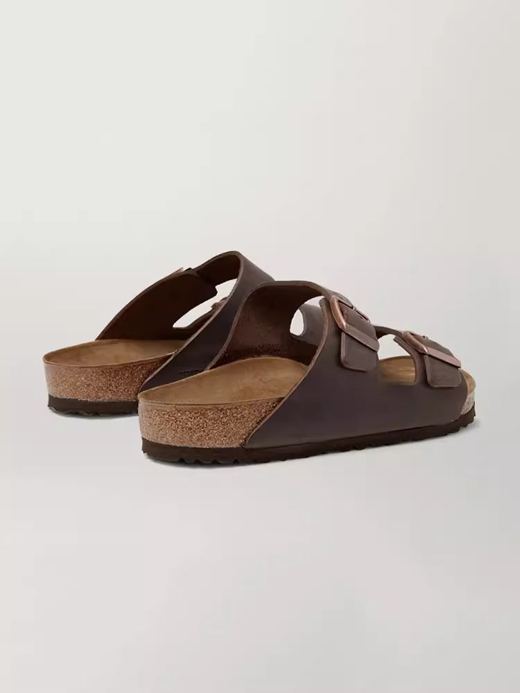 Importé - Sandale Tongs Homme Tendance En Cuir