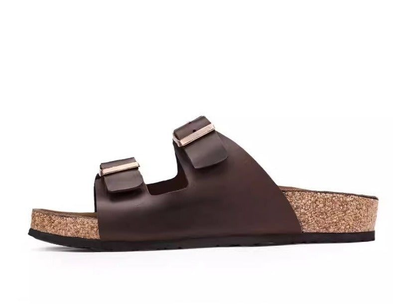 Importé - Sandale Tongs Homme Tendance En Cuir