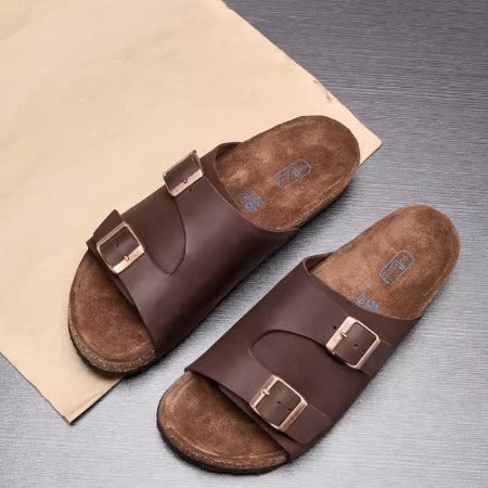 Importé - Sandale Rétro Homme Décontractées Tendance En Cuir