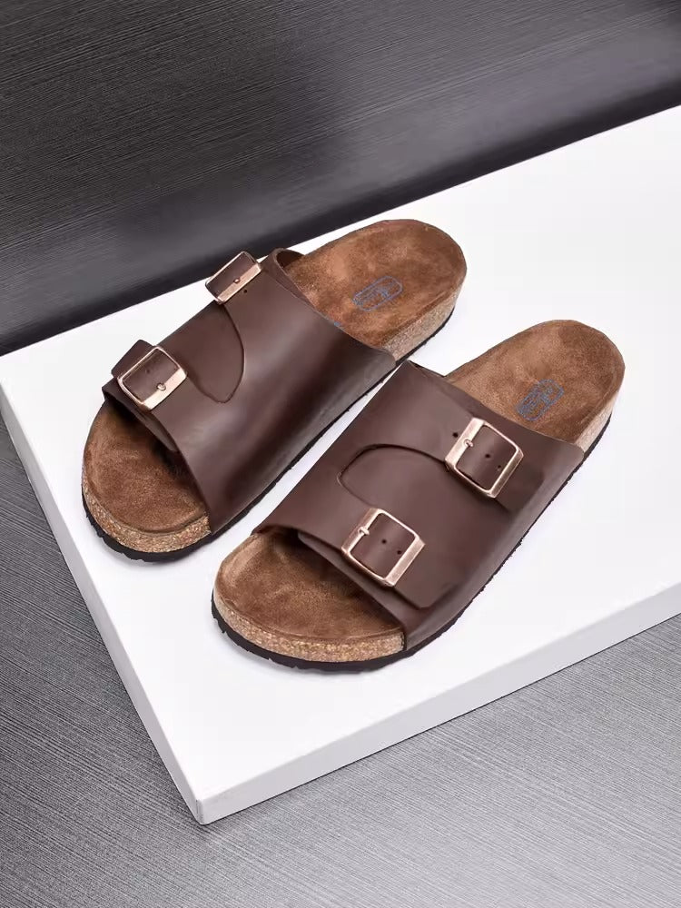 Importé - Sandale Rétro Homme Décontractées Tendance En Cuir