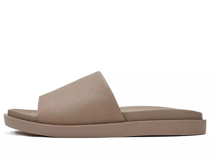 Importé - Sandale Claquette En Cuir  Homme Décontractés Et Confortable