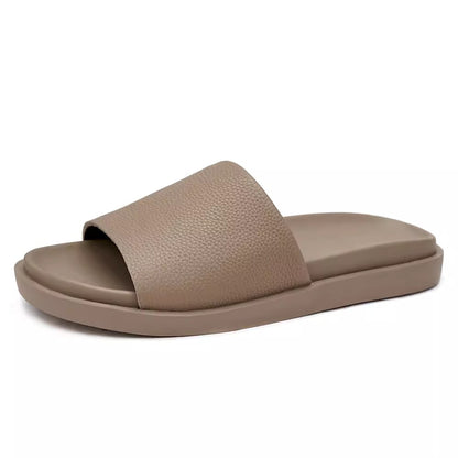 Importé - Sandale Claquette En Cuir  Homme Décontractés Et Confortable