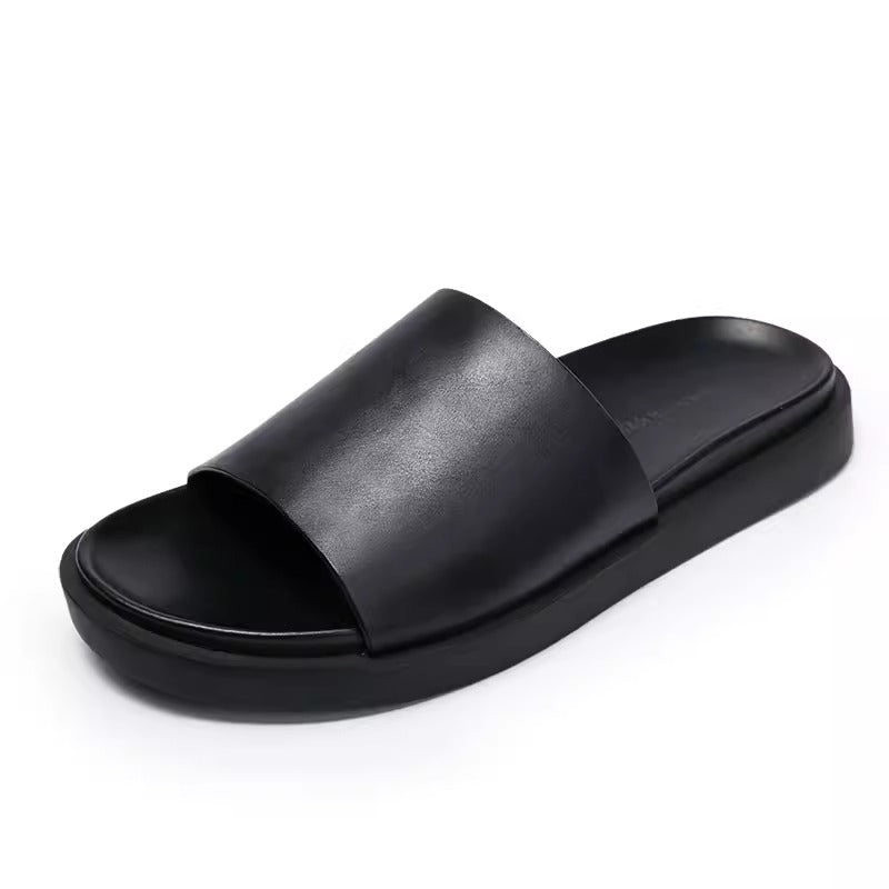 Importé - Sandale Britannique 100% Cuir Homme Décontractés Et Confortable