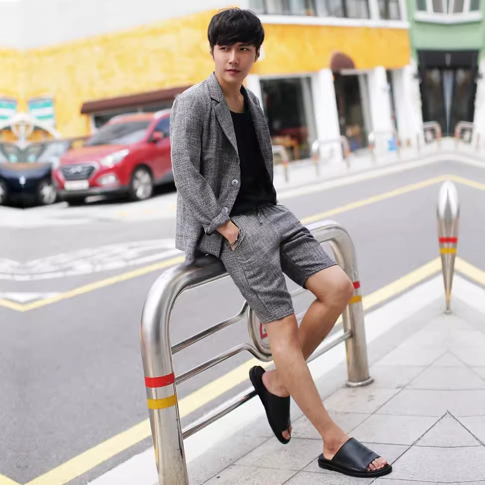 Importé - Sandale Britannique 100% Cuir Homme Décontractés Et Confortable