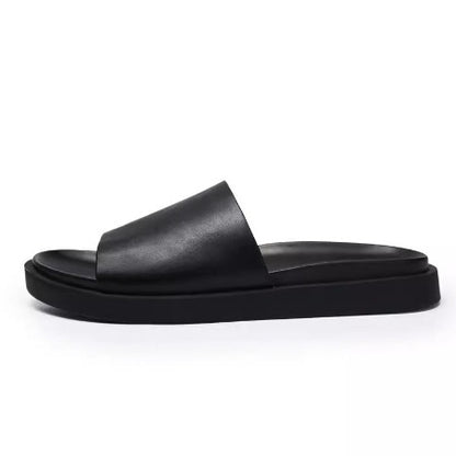 Importé - Sandale Britannique 100% Cuir Homme Décontractés Et Confortable