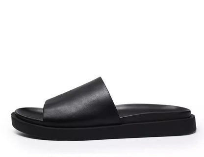 Importé - Sandale Britannique 100% Cuir Homme Décontractés Et Confortable