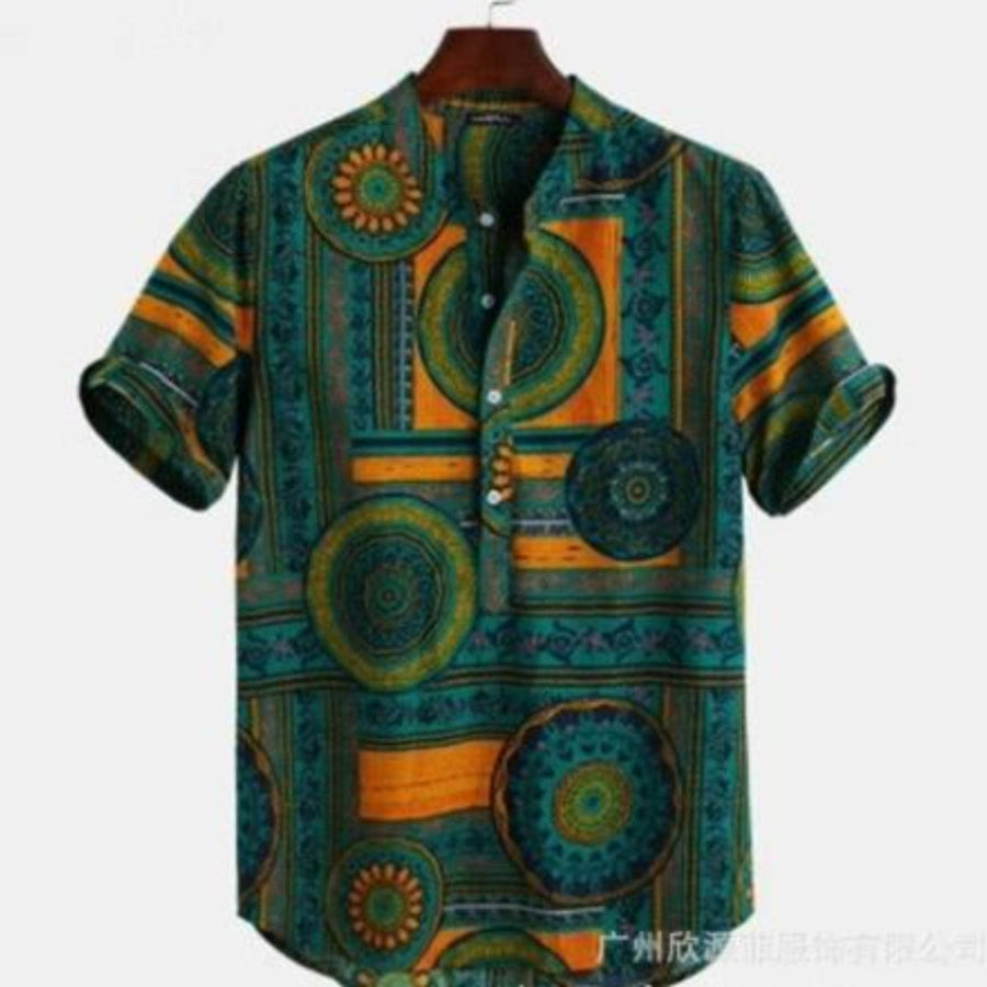 Importé - Chemise De Plage Homme Manches Courtes