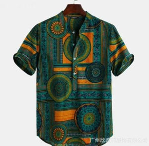 Importé - Chemise De Plage Homme Manches Courtes