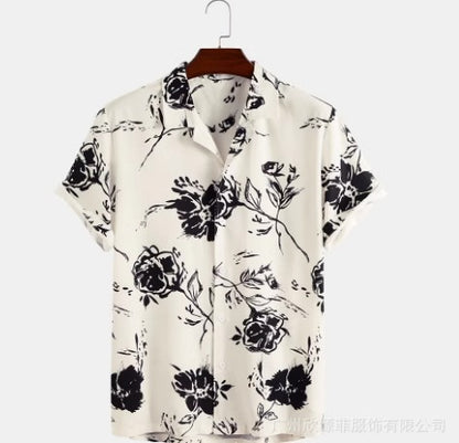 Importé - Chemise De Plage Homme Manches Courtes
