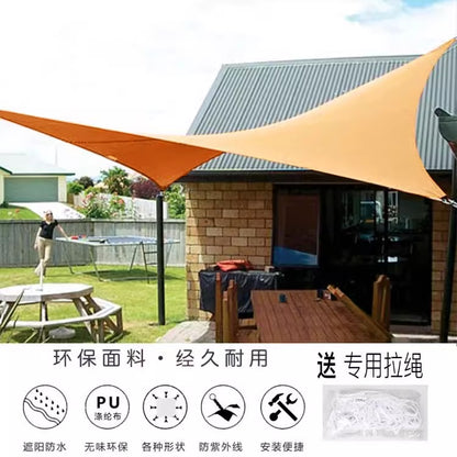 Importé - Voile D'Ombre De Protection Solaire Etanche En Maille