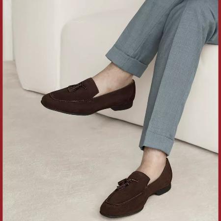 Importé - ThomWills - Homme Moccasin Cuir Véritable