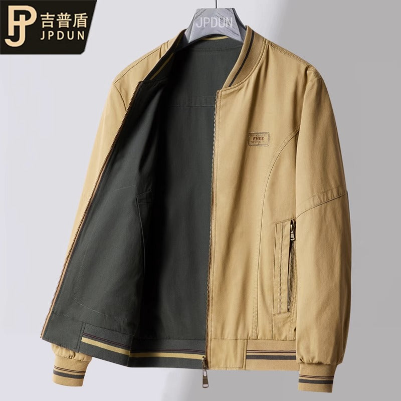 Importé - Jacket Double Faces Pur Coton Homme Manche Longue
