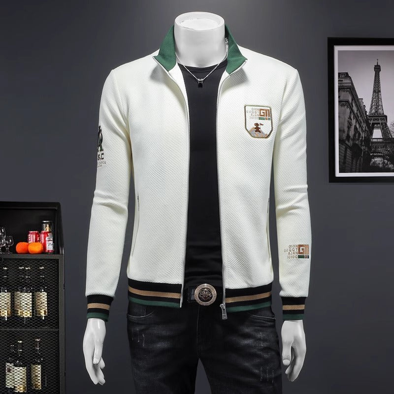 Importé - Veste Cardigan Slim Homme À Manches Longues Tendance