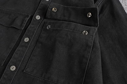 Importé - Chemise Homme Pur Coton Lourd Manches Longues