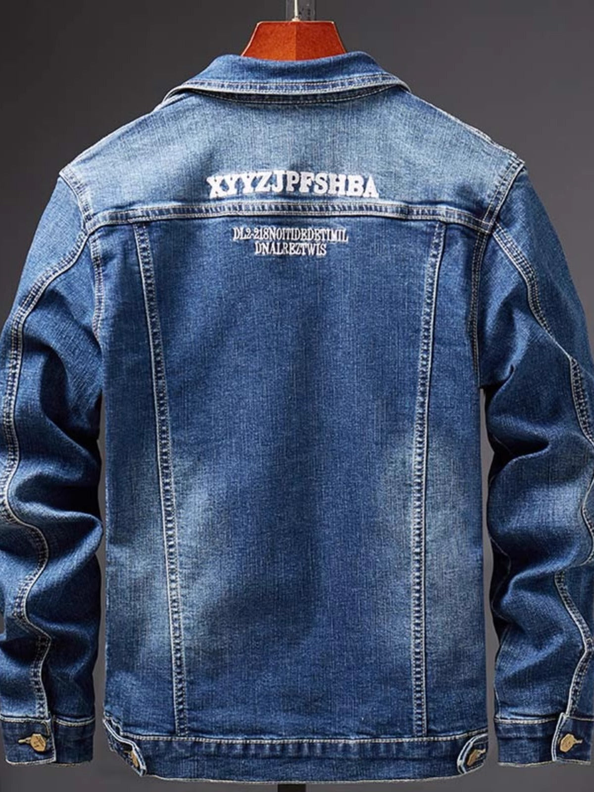 Importé - Jacket Homme Coton Jean Denim Délavé