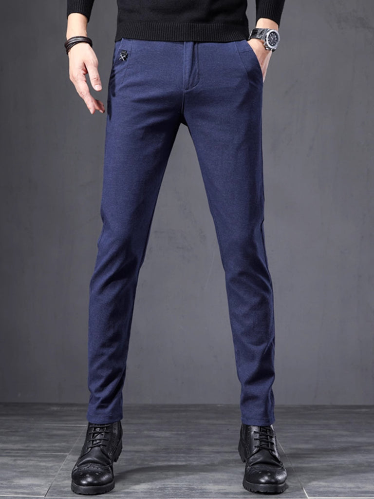 Importé - Pantalon Homme Slim Décontractés Tendance Confortable