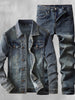 Importé - Ensemble Jacket Homme Vintage Tendance