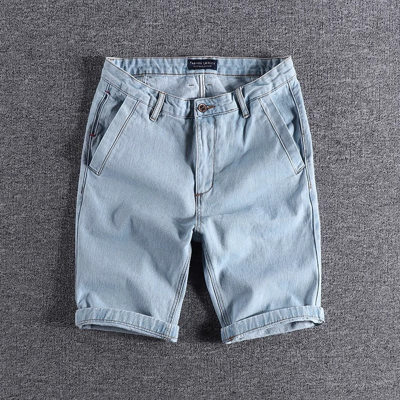 Importé - Culotte Short Jean Rétro Homme Décontracté Tendance