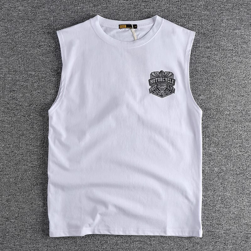 Importé - T-Shirt Gilet Décontractés Sans-Manches En Coton