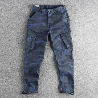 Importé - Pantalon Camouflage Style Chausseur Décontracté