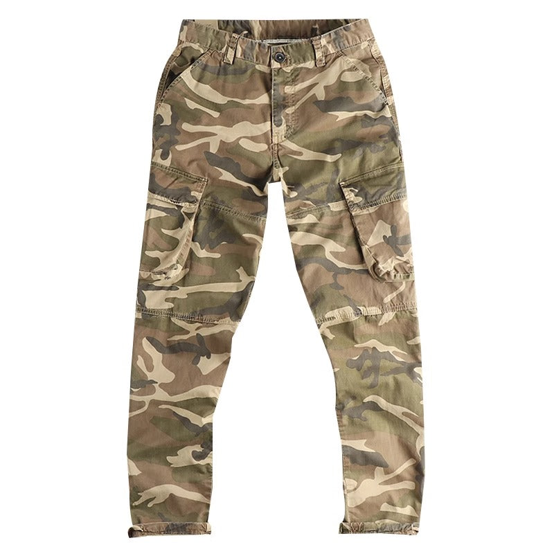 Importé - Pantalon Camouflage Style Chausseur Décontracté