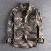 Importé - Chemise Homme Camouflage Manches Longues