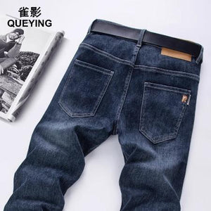 Importé - Pantalon Jean Denim Homme Coton Stretch Décontracté