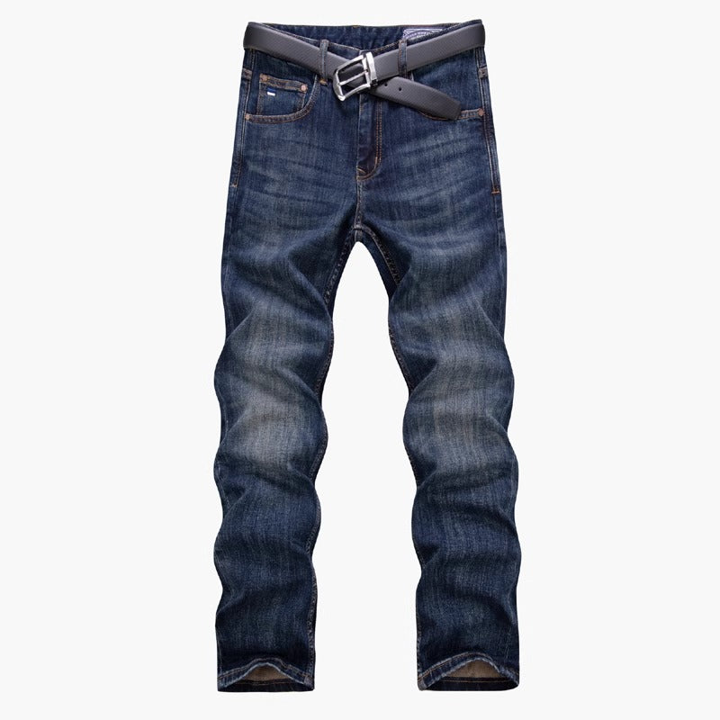 Importé - Pantalon Jean Homme Délavé Tendance Slim-fit