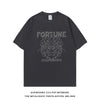 Importé - T-Shirt Coton Fortune Homme Manches Courtes Tendance