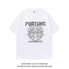 Importé - T-Shirt Coton Fortune Homme Manches Courtes Tendance