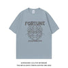 Importé - T-Shirt Coton Fortune Homme Manches Courtes Tendance