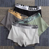 Importé - Lot 4 Boxer Pur Coton Sport Homme Confortable