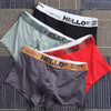 Importé - Lot 4 Boxer Coton Soie Glacée Sport Homme Confort