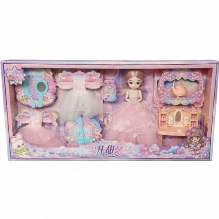 Coffret Poupée Princesse Et Salon de Coquetterie - À partir de 5 ans