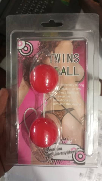 BOULES DE GEISHA TWINS BALLS ROSE