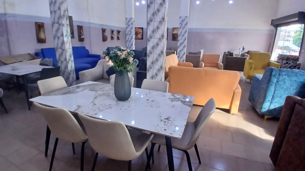 Ensemble Salle à Manger - Table + 6 Chaises