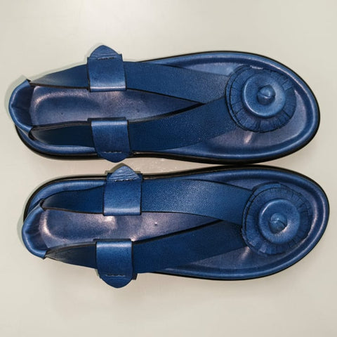 Importé - Sandale Africaine Cuir Épais Semelle Orthopédique