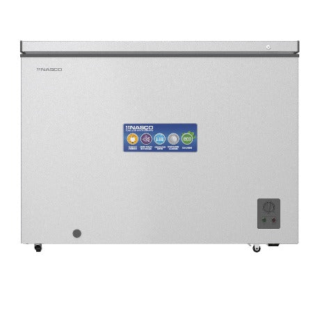 NASCO CONGELATEUR HORIZONTAL GRIS AVEC SERRURE 295L - NAS-400WA
