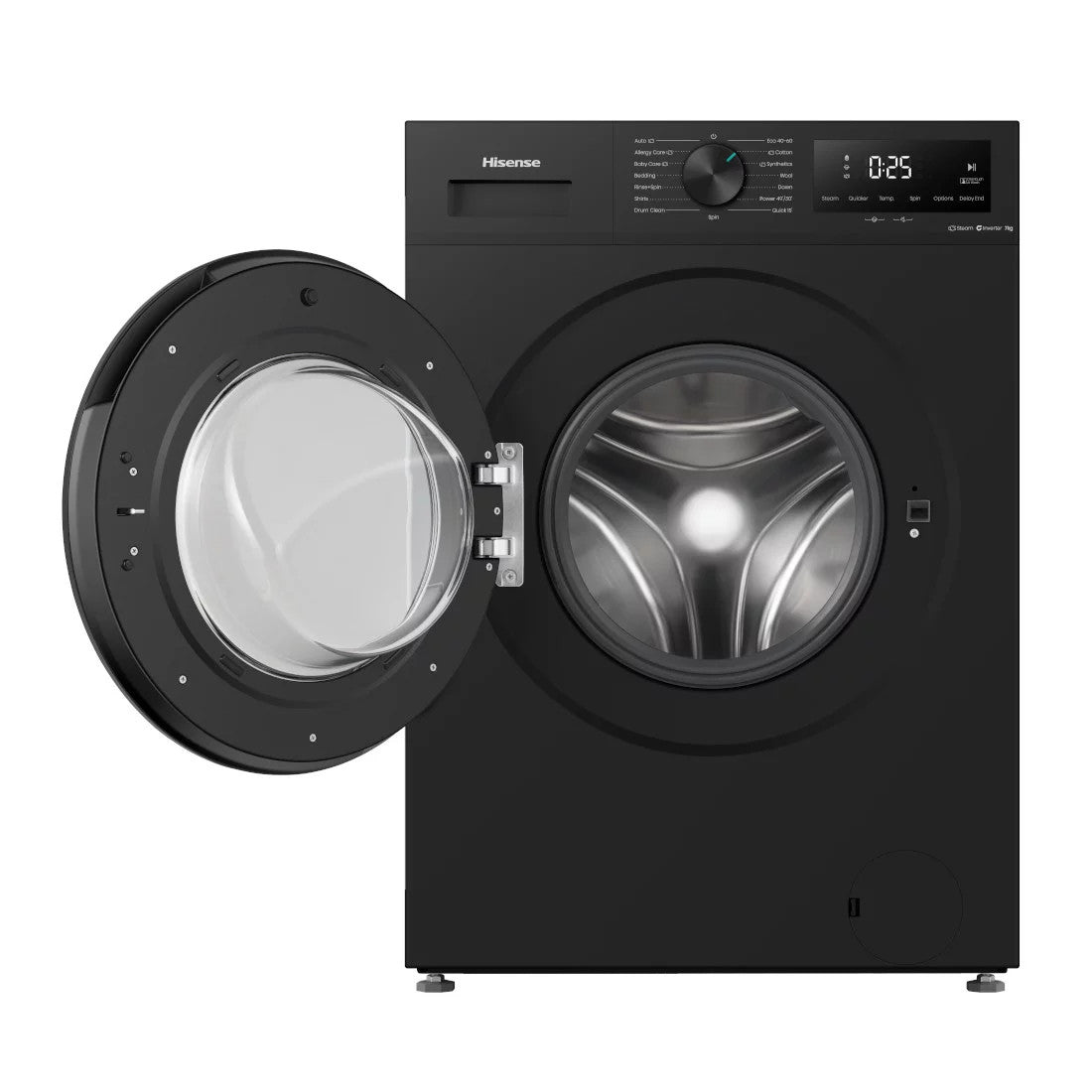 HISENSE MACHINE A LAVER 6KG FRONT LOAD IBUBBLE 1600W INVERTER- WF1I6022BK