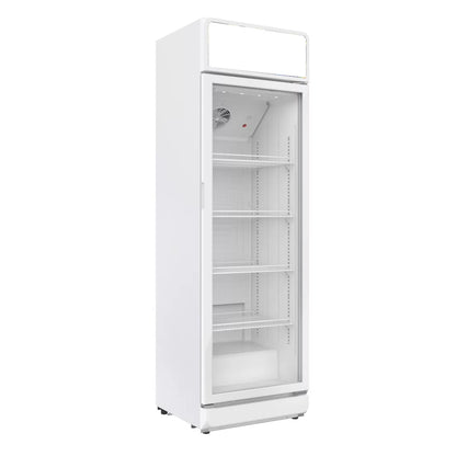 NASCO REFROIDISSEUR VERTICAL VITRE CONTOUR BLANC 300LT - SNAS-350-1DR