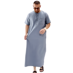 Importé - Boubou Homme Marocain Manches Courtes