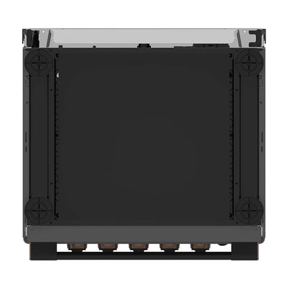 TOSHIBA GAZINIERE 4 FEUX GRIS-NOIR ALLUMAGE AUTO - TBA-24BMG4G089KS