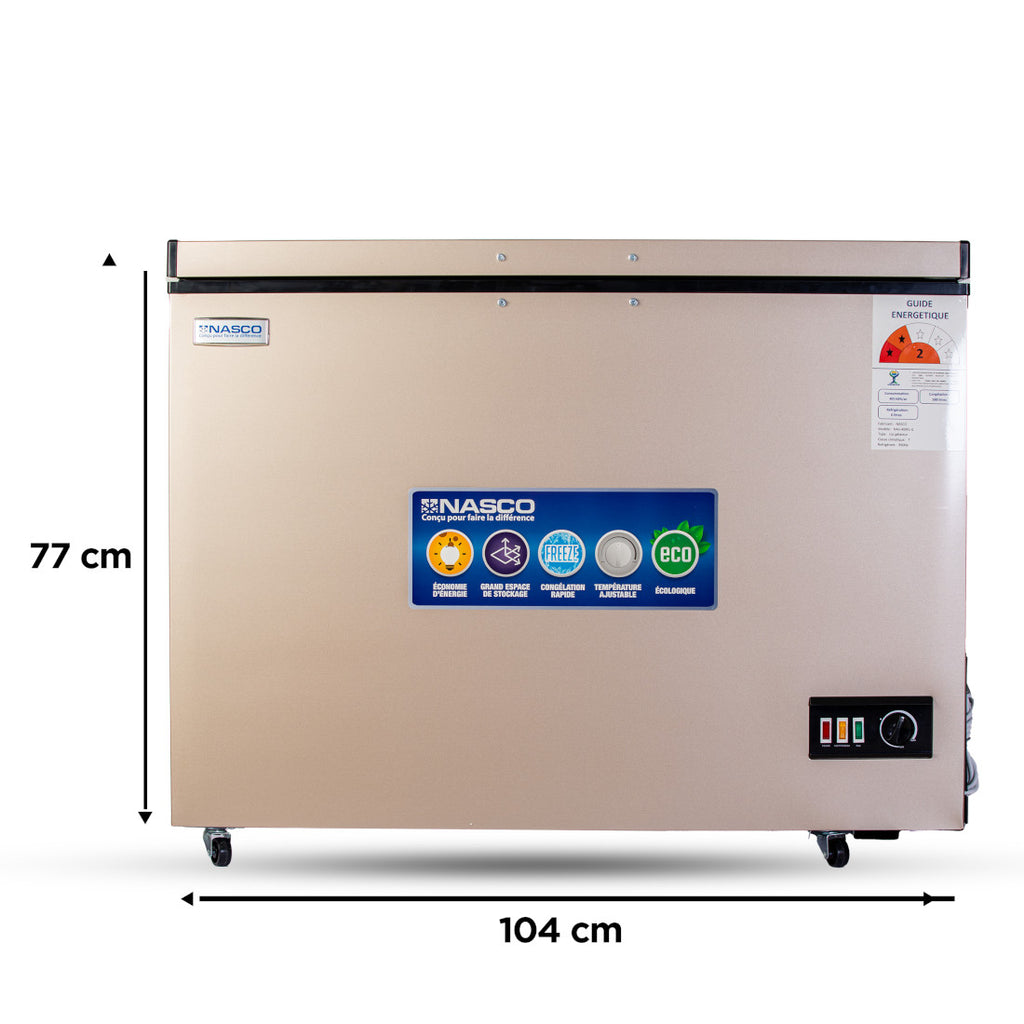CONGELATEUR HORIZONTAL 400L UNE PORTE - NAS-400FL-G