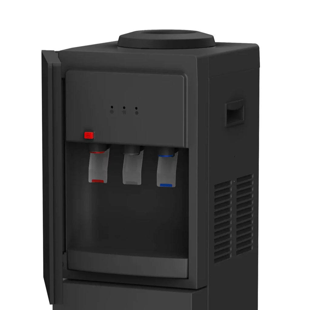 MIDEA DISTRIBUTEUR D'EAU 3 ROBINETS AVEC ARMOIRE SPACIEUX DE 20LT - YL2381S-B