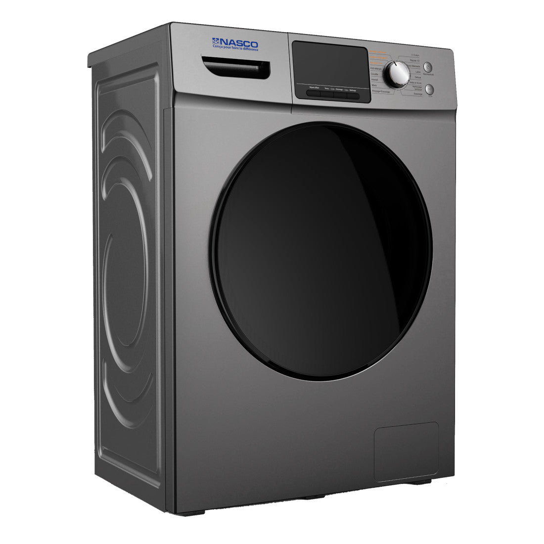 NASCO MACHINE A LAVER FRONT LOAD 10KG ET SECHAGE 7KG INVERTER - NASFL-T10KG-V1WD