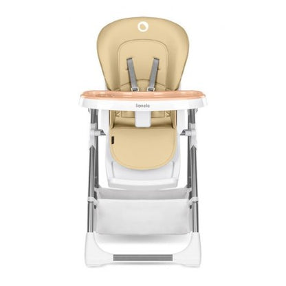Chaise Haute Pour Bebe Lionelo Linn Plus-Beige-Blanc-Lo-Linn plus