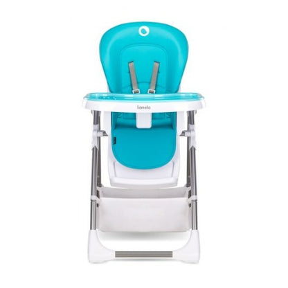 Chaise Haute Pour Bebe Lionelo Linn Plus-Turquoise Blanc- Lo -Linn plus